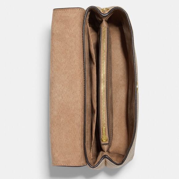 Copied - New Coach Tammie Shoulder Bag Signature Canvas Floral Whipstitch - Picture 6 of 11